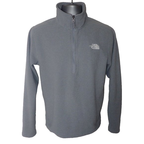 the north face 1/4 zip pullover Fleece Shirt Mens‎ S Gray Sweater Gorpcore - Picture 1 of 5
